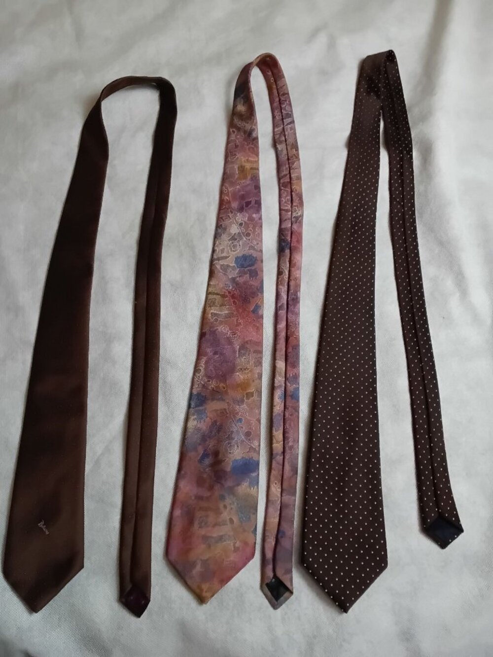 6 Geometric Ties Jacques Pierre Botany 500 Sanger Vintage Mens Necktie Lot - Picture 8 of 8